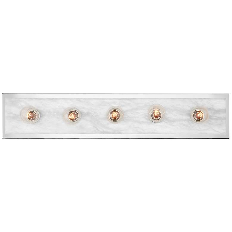 Image 2 Currey & Company Berdine Large Nickel 5-Light Wall Sconce more views