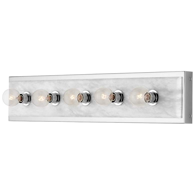Image 5 Currey & Company Berdine Large Nickel 5-Light Wall Sconce more views