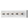 5_Currey & Company Berdine Large Nickel 5-Light Wall Sconce more views