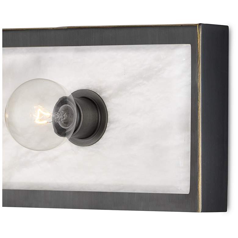 Image 2 Currey & Company Berdine Medium Bronze 3-Light Wall Sconce more views