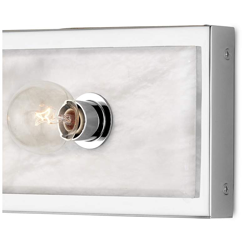 Image 2 Currey & Company Berdine Medium Nickel Bath 3-Light Wall Sconce more views