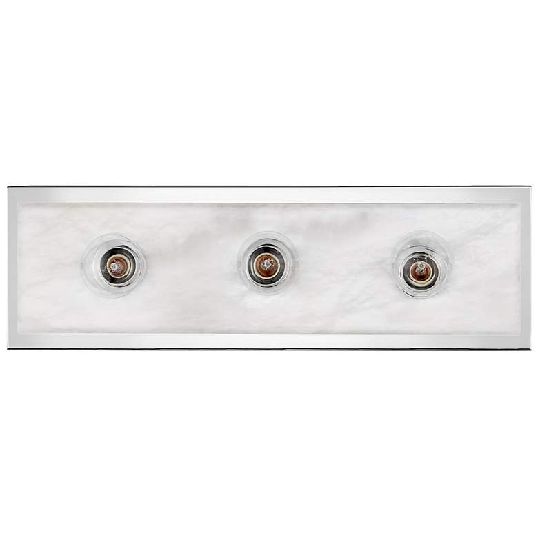 Image 3 Currey & Company Berdine Medium Nickel Bath 3-Light Wall Sconce more views