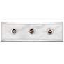 3_Currey & Company Berdine Medium Nickel Bath 3-Light Wall Sconce more views