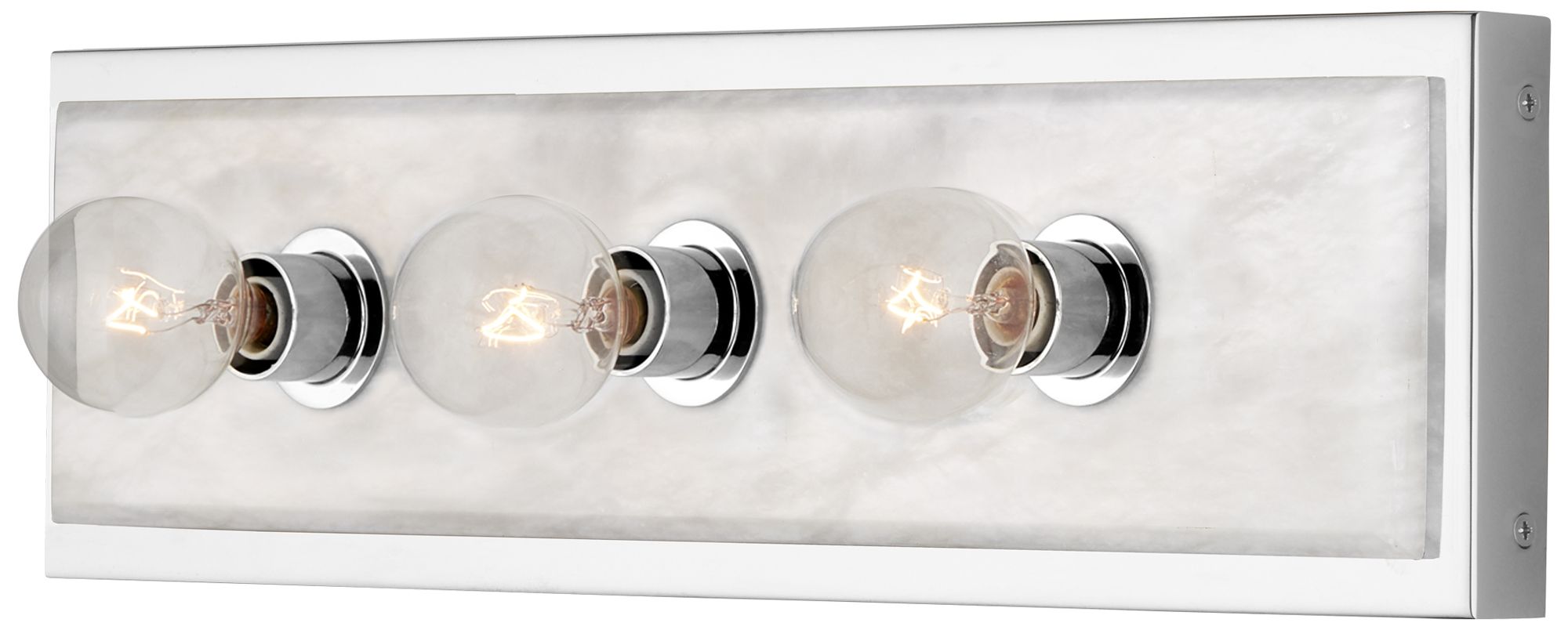 Image 4 Currey & Company Berdine Medium Nickel Bath 3-Light Wall Sconce more views