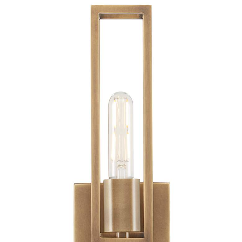 Image 2 Currey & Company Bergen 21" High Antique Brass 2-Light Wall Sconce more views