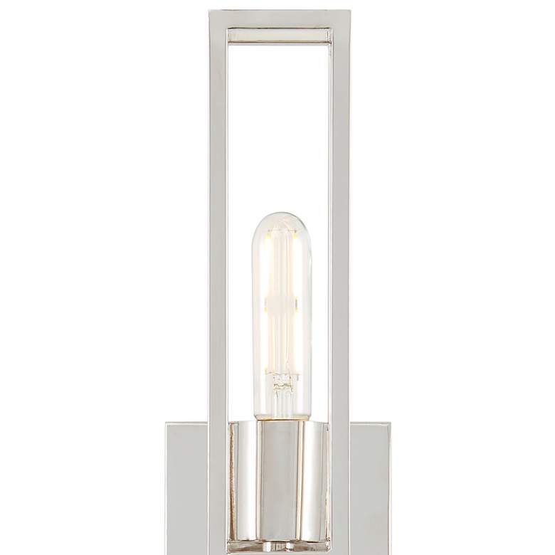 Image 2 Currey & Company Bergen 21"H Polished Nickel 2-Light Wall Sconce more views