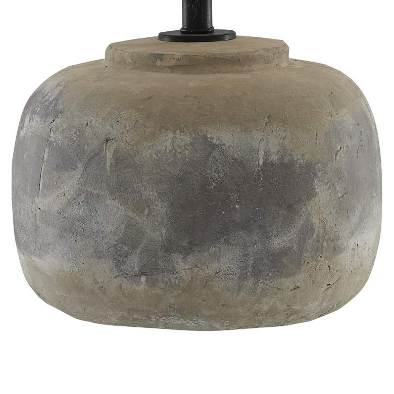 Image 3 Currey &amp; Company Beton 20 inchH Antique Earth Concrete Table Lamp more views
