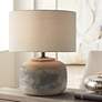 Currey and Company Beton Antique Earth Accent Table Lamp