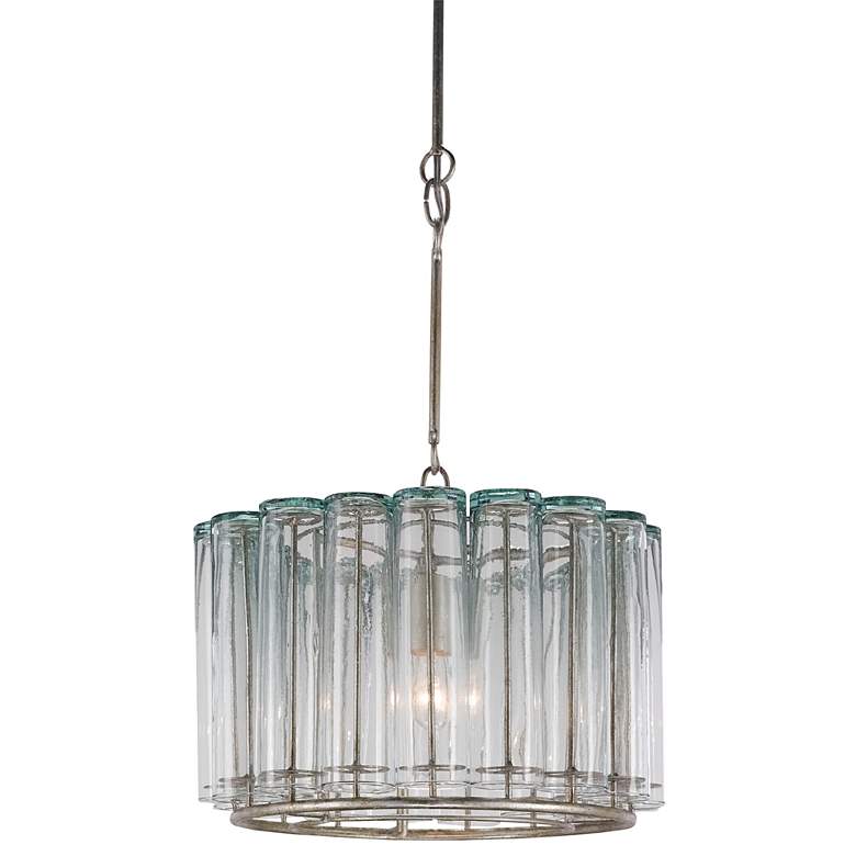 Image 2 Currey & Company Bevilacqua 13" Glass 1-Light Pendant more views
