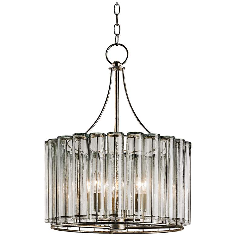 Image 2 Currey &amp; Company Bevilaqua 18 inch Wide Silver Chandelier