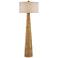 Currey & Company Birdsong Natural Water Hyacinth Floor Lamp
