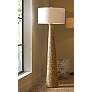 1_Currey & Company Birdsong Natural Water Hyacinth Floor Lamp