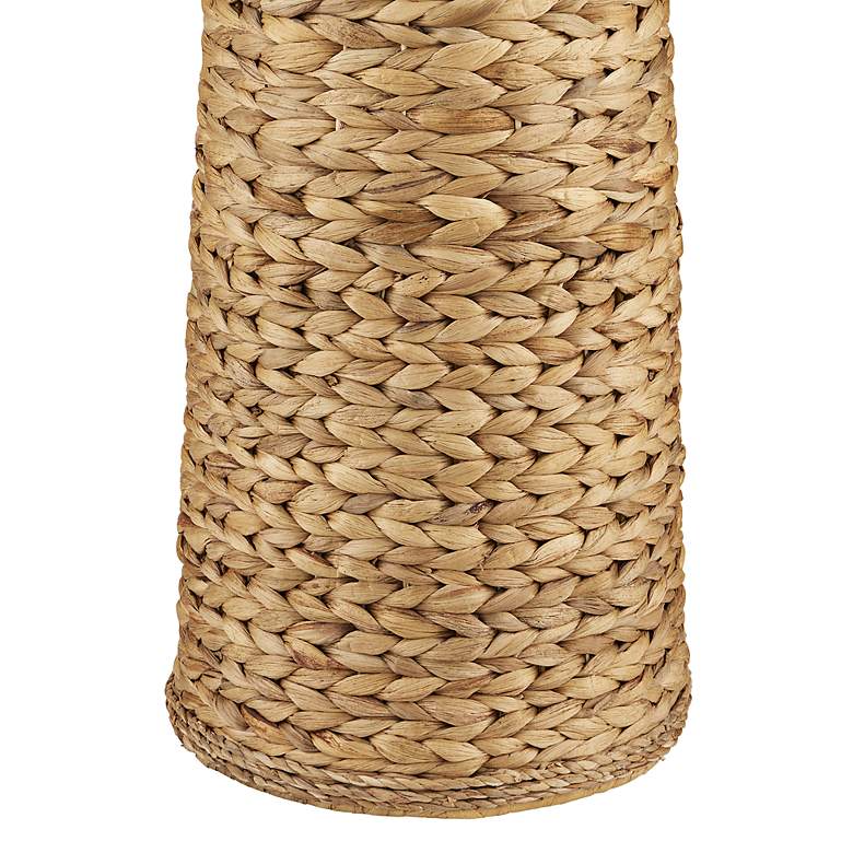 Image 4 Currey & Company Birdsong Natural Water Hyacinth Floor Lamp more views