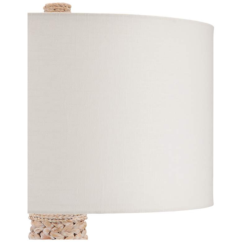 Image 5 Currey & Company Birdsong White-Washed Rope Floor Lamp more views