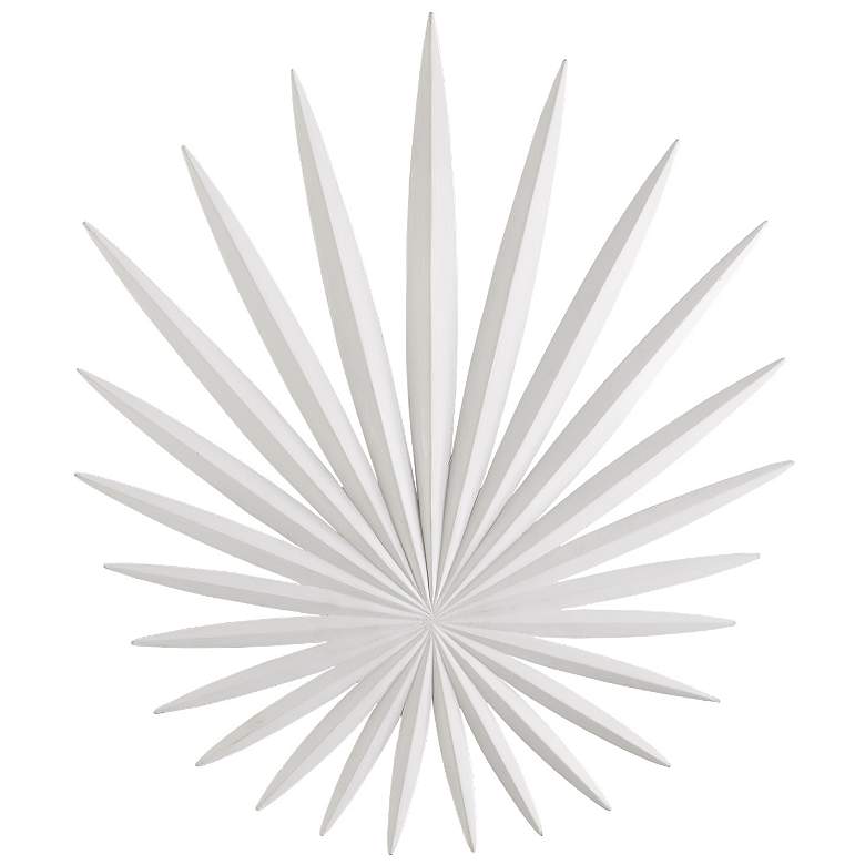 Image 3 Currey & Company Bismarkia White 1-Light LED Wall Sconce more views
