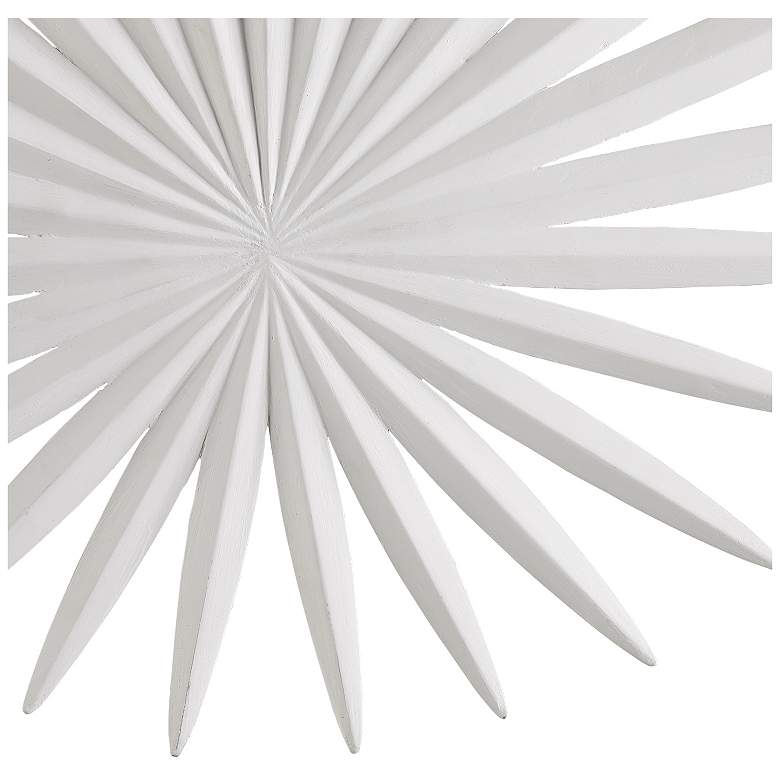 Image 4 Currey & Company Bismarkia White 1-Light LED Wall Sconce more views