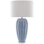 2_Currey & Company Bluestar 33" Cornflower Blue Porcelain Table Lamp