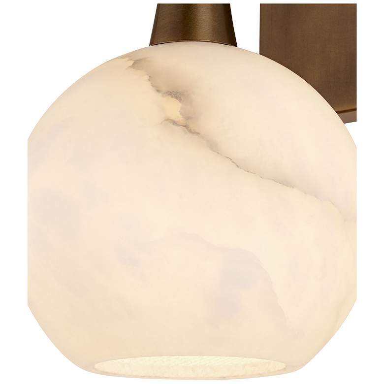 Image 2 Currey & Company Bombelles 1-Light Brass Bath Wall Sconce more views