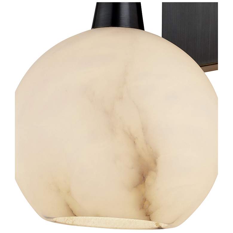Image 2 Currey & Company Bombelles 1-Light Bronze Bath Wall Sconce more views