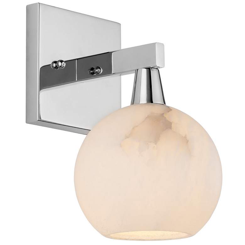 Image 1 Currey & Company Bombelles 1-Light Nickel Bath Wall Sconce