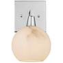 3_Currey & Company Bombelles 1-Light Nickel Bath Wall Sconce more views