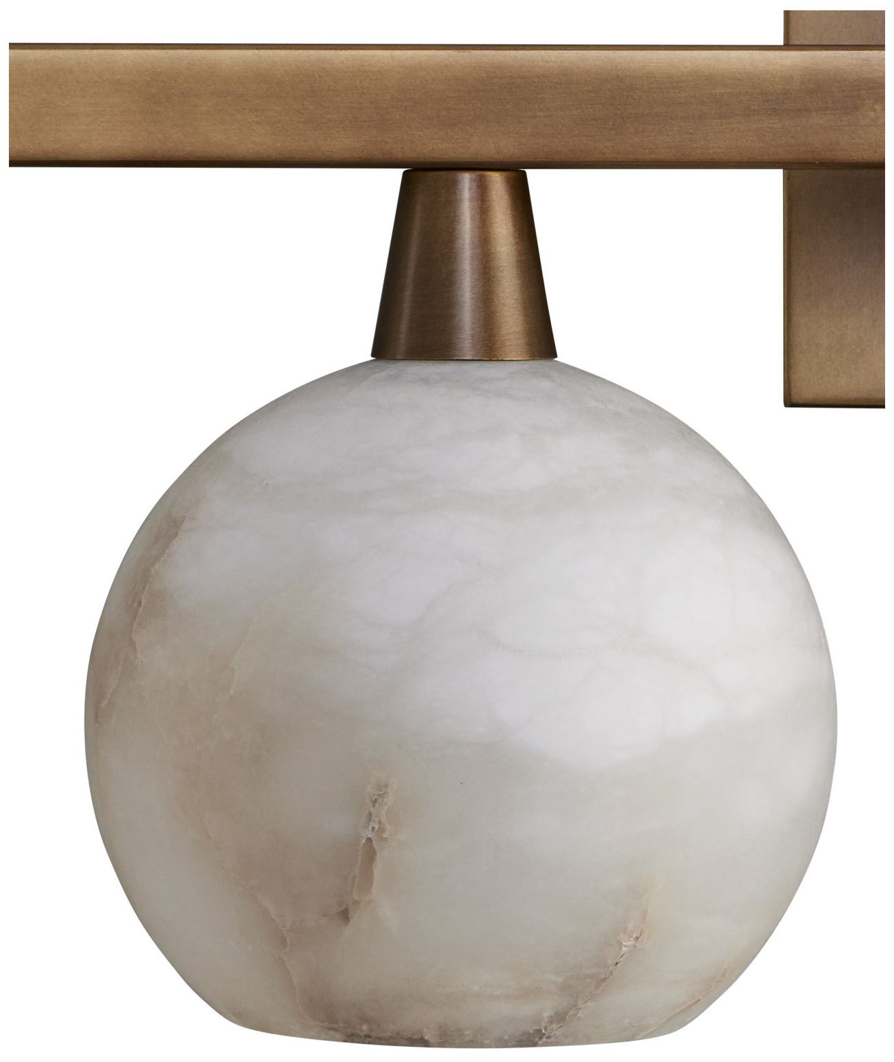 Image 2 Currey & Company Bombelles 4-Light Brass Bath Bar more views