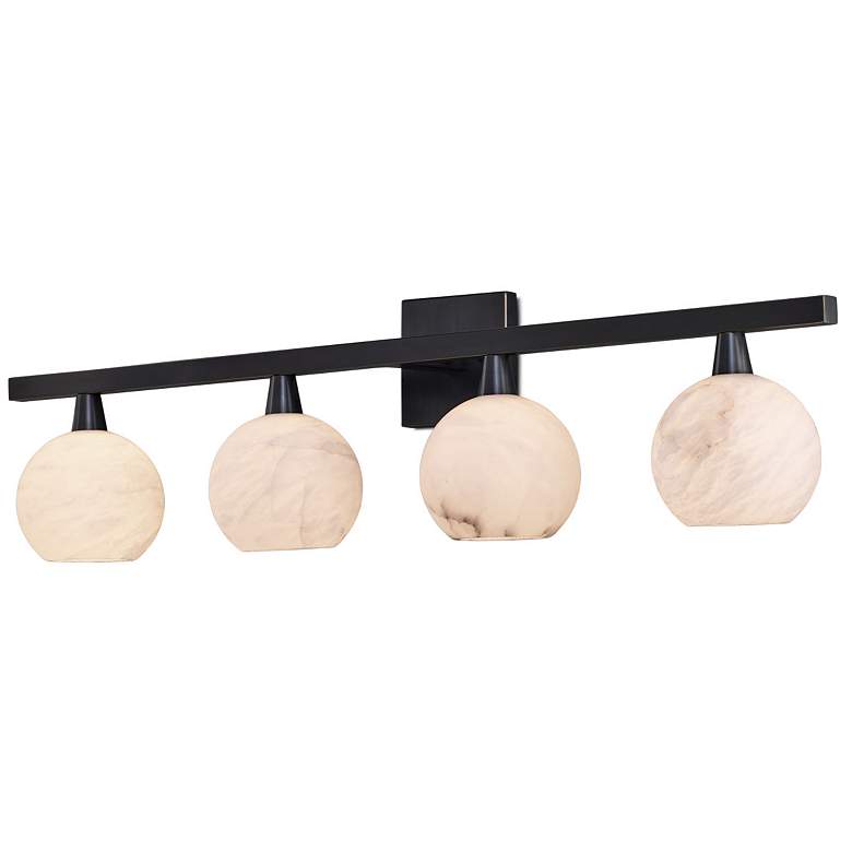 Image 4 Currey & Company Bombelles 4-Light Bronze Bath Bar more views