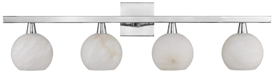 Image 4 Currey & Company Bombelles 4-Light Nickel Bath Bar more views