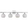 4_Currey & Company Bombelles 4-Light Nickel Bath Bar more views