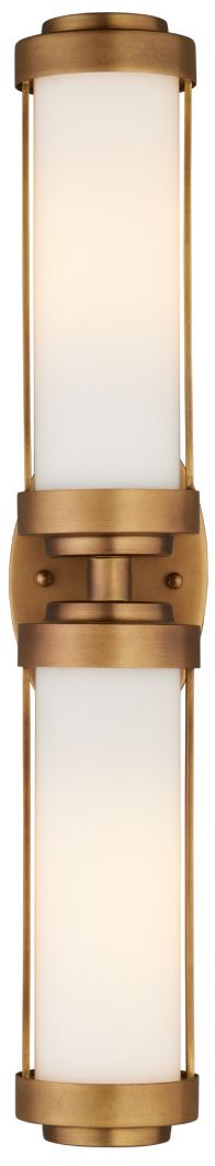 Image 3 Currey & Company Bowland 2-Light Brass Bath Wall Sconce more views