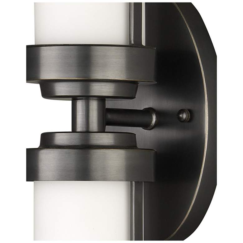 Image 2 Currey & Company Bowland 2-Light Bronze Bath Wall Sconce more views