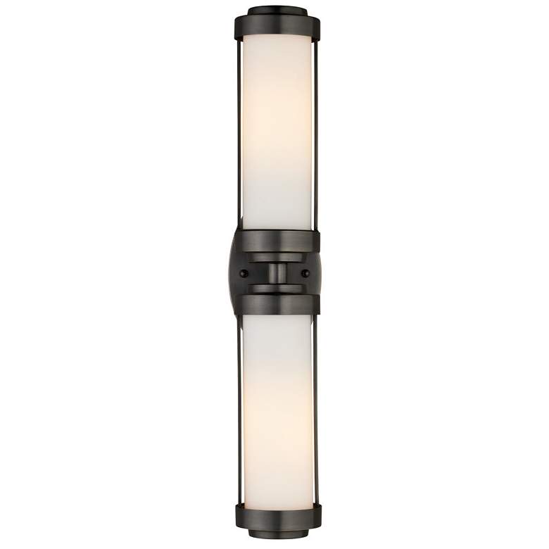 Image 3 Currey & Company Bowland 2-Light Bronze Bath Wall Sconce more views