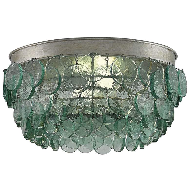 Image 1 Currey and Company Braithwell 16" Wide Flush Mount Ceiling Light