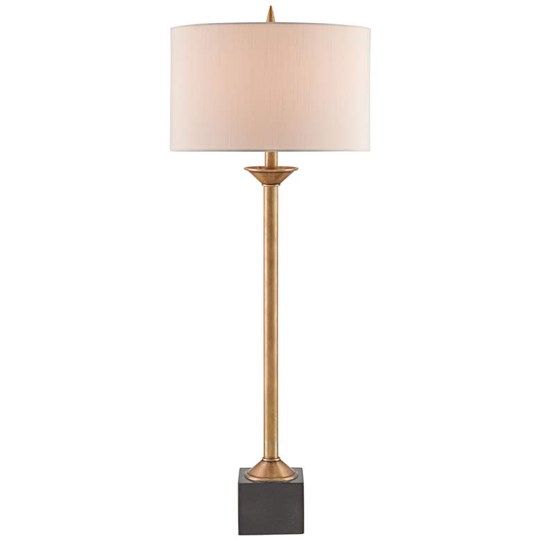 Image 1 Currey and Company Briarwood Brass and Black Table Lamp