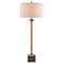 Currey and Company Briarwood Brass and Black Table Lamp