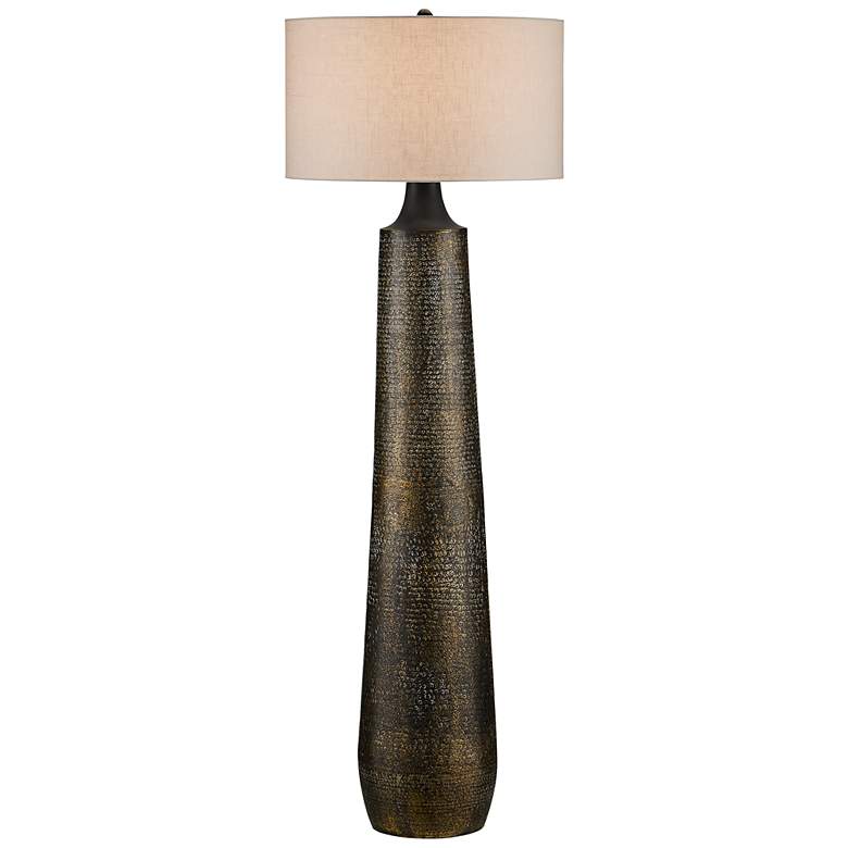 Image 2 Currey & Company Brigadier Black Floor Lamp