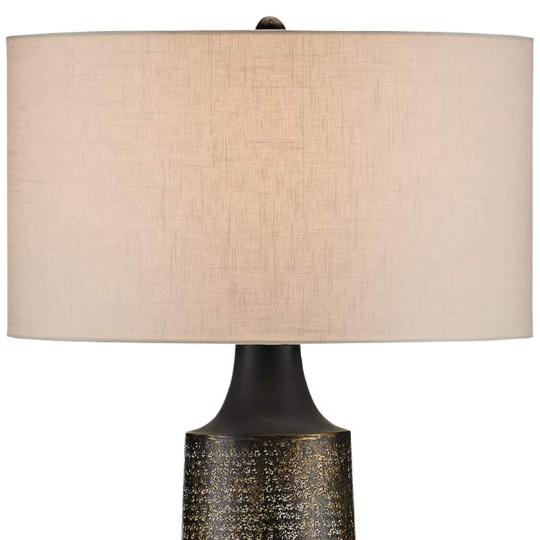 Image 3 Currey & Company Brigadier Black Floor Lamp more views