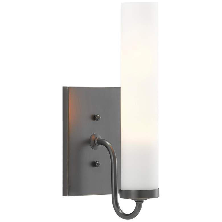 Image 5 Currey & Company Brindisi 12 3/4" High Bronze Opal Wall Sconce more views