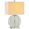 Currey and Company Bromley Clear Glass Table Lamp