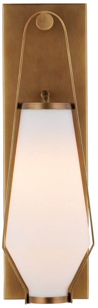 Image 3 Currey & Company Brompton 1-Light Brass Bath Wall Sconce more views