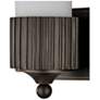 2_Currey & Company Bryce 1-Light Black Bath Wall Sconce more views
