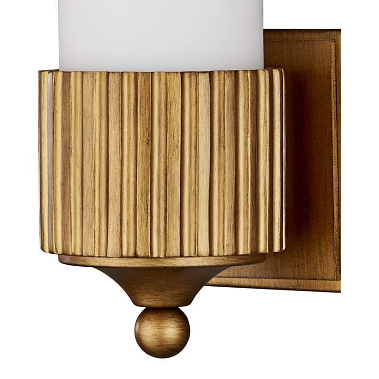 Image 2 Currey & Company Bryce 13 1/4" High Gold Wall Sconce more views