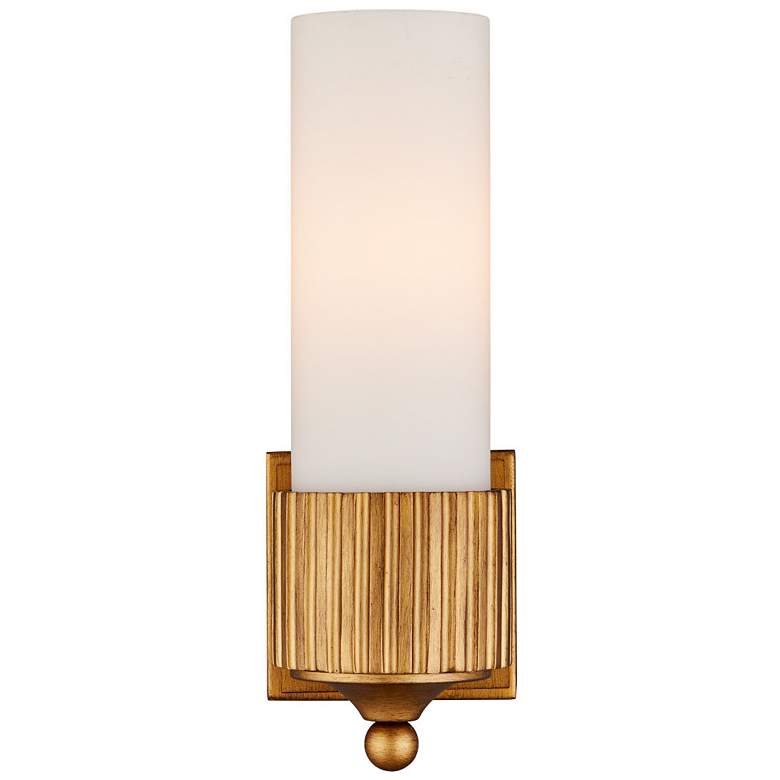 Image 3 Currey & Company Bryce 13 1/4" High Gold Wall Sconce more views