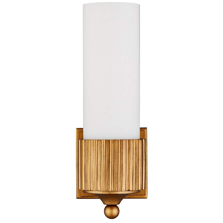 Image 4 Currey & Company Bryce 13 1/4" High Gold Wall Sconce more views
