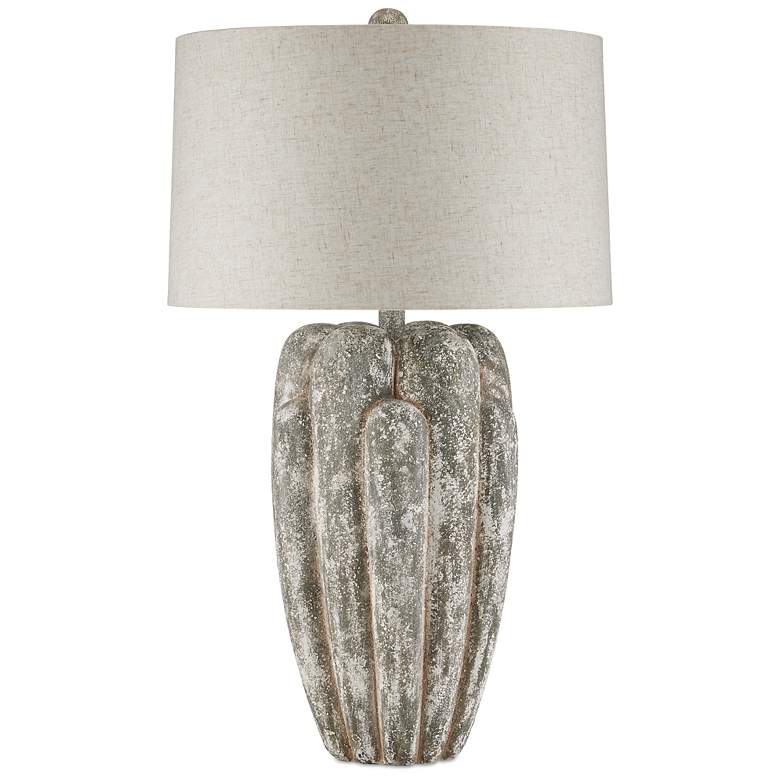 Image 4 Currey & Company Buttress 35 1/2" Modern Stone Table Lamp more views