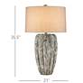6_Currey & Company Buttress 35 1/2" Modern Stone Table Lamp more views