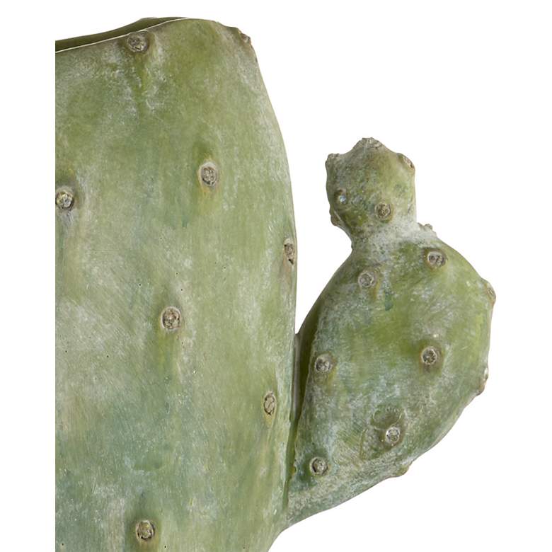 Image 3 Currey & Company Cactus Antiqued Green Table Lamp more views