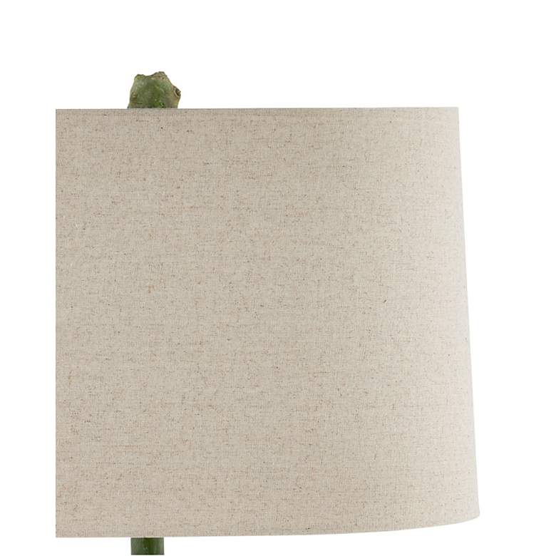 Image 4 Currey & Company Cactus Antiqued Green Table Lamp more views
