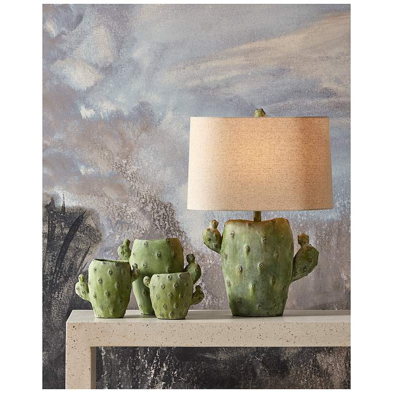 Image 6 Currey & Company Cactus Vase Set of 3 more views