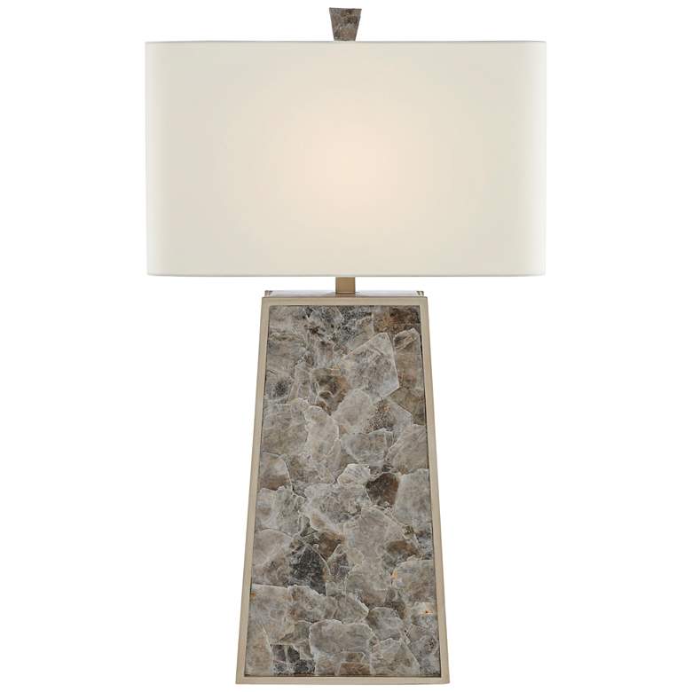 Image 1 Currey & Company Calloway 33" Modern Light Mica Table Lamp